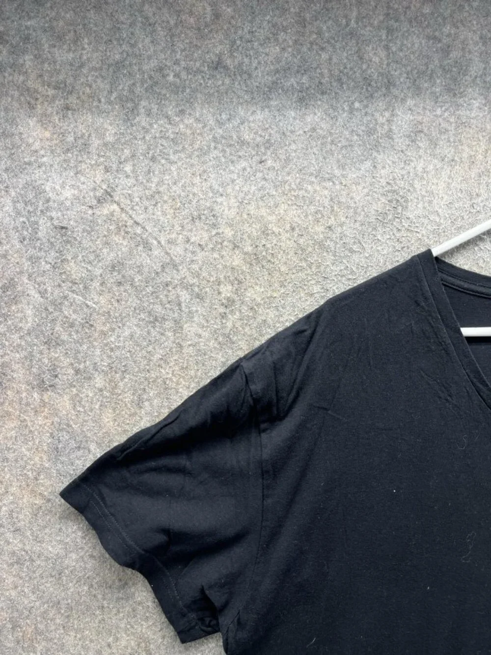 Polo Ralph Lauren Shirt Men XL Black V-Neck Classic Fit Tagless Cotton Tee